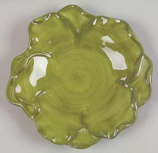 Roscher & Co Antique Green Leaf Collection Salad Plate, Fine China Dinnerware  