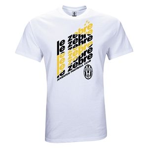 Euro 2012   Juventus Le Zebre T Shirt (White)