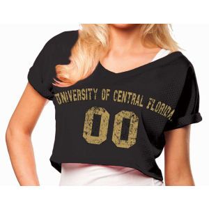 Central Florida Knights NCAA Womens Crop Mesh Jersey