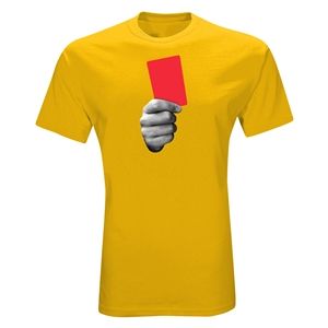 Euro 2012   Red Card Graphic T Shirt (Yellow)