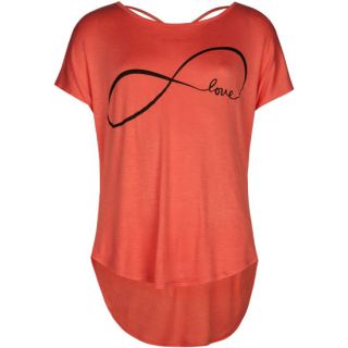 Infinite Love Girls Top Coral In Sizes Large, Medium, Small, X Large,