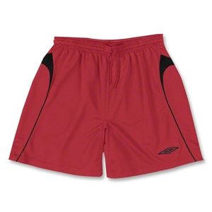 Umbro Forest Soccer Shorts (Red/Blk)