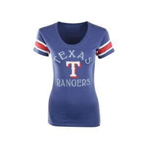 Texas Rangers 47 Brand MLB Womens Off Campus Scoop T Shirt