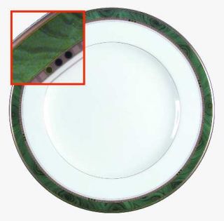 Mikasa Imperial Emerald Dinner Plate, Fine China Dinnerware   Bone China