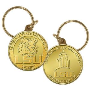 LSU Tigers Highland Mint Bronze Bullion Keychain   MISC NOVELTY