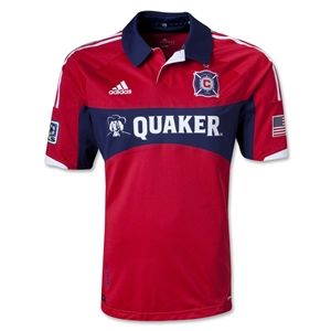 adidas Chicago Fire 2013 Authentic Home Soccer Jersey