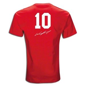Euro 2012   Manchester United Rooney 10 T Shirt (Red)