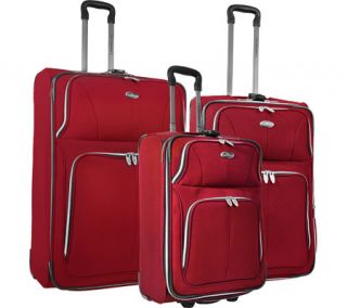 US Traveler Segovia 3 Piece Luggage Set   Red Luggage Sets