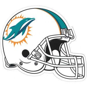 Miami Dolphins 8in Car Magnet