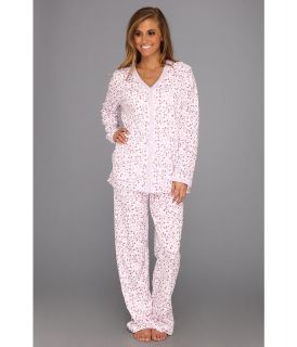 Carole Hochman Sweet Trio 3 Piece Pajama Set Womens Pajama Sets (Pink)