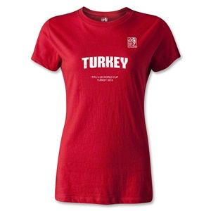 FIFA U 20 World Cup 2013 Womens Turkey T Shirt (Red)
