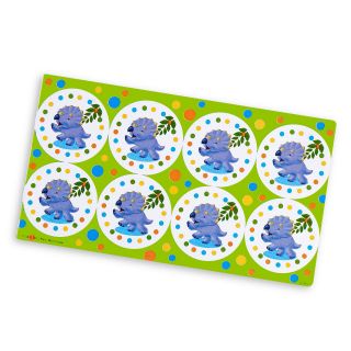 Dinosaurs Small Lollipop Sticker Sheet