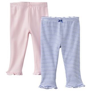 Just One YouMade by Carters Newborn Girls 2 Pack Pant   Pink 9 M