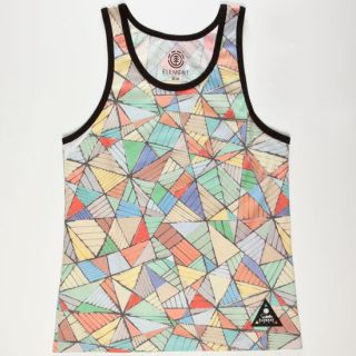 Push Mens Tank Multi In Sizes Medium, Small, X Large, Large For Men 235