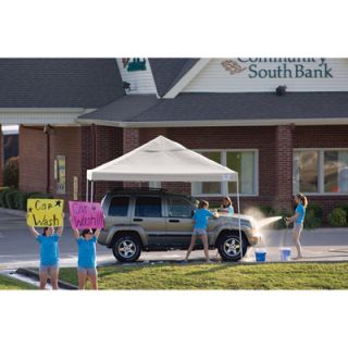 ShelterLogic Pop Up Canopy   12ft.L x 12ft.W, Open Top, Straight Leg, White,