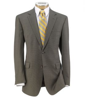 Executive 2 Button Wool Suit with Center Vent and Plain Front Trousers JoS. A. B