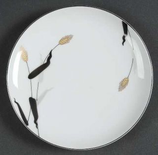 Fukagawa Gold Wave Bread & Butter Plate, Fine China Dinnerware   Arita, Coupe Sh