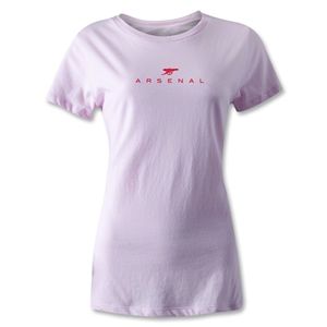 365 Inc Arsenal Printed Womens T Shirt (Pink)