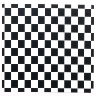 Black and White Check Activity Placemats