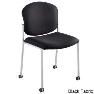 Safco Black Diaz Guest Chair (BlackMaterials Steel frameDimensions 33.5 inches high x 19.5 inches wide x 18.5 inches deep )