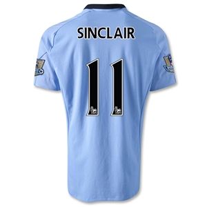 Umbro Manchester City 12/13 SINCLAIR Home Soccer Jersey