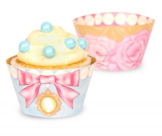 Let Them Eat Cake Reversible Cupcake Wrappers