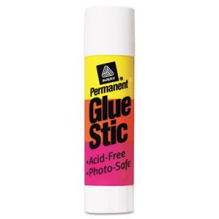 Avery Glue Stick Permanent, Clear (00166)