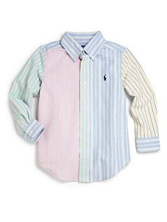 Ralph Lauren Toddlers & Little Boys Blake Striped Shirt   Color