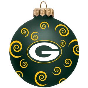 Green Bay Packers Team Color Swirl Ornament 3