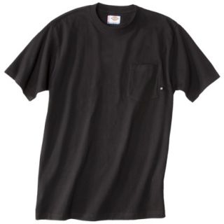 Dickies Mens Short Sleeve Pocket T Shirt with Wicking   Black XXL T