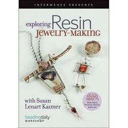 Interweave Press Exploring Resin Jewelry making Dvd