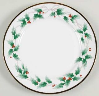 Mikasa Christmas Holly 12 Chop Plate/Round Platter, Fine China Dinnerware   Hol