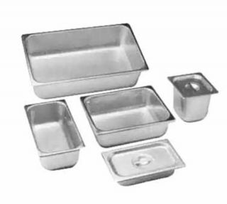 Polar Ware Steam Table Pan Cover, 1/4 Size, Solid w/Handles, Stainless Steel, NSF
