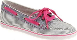 Girls Sperry Top Sider Cruiser   Pink Sparkle/Chambray Pink Casual Shoes