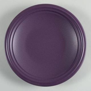 Pfaltzgraff Terrace Plum Luncheon Plate, Fine China Dinnerware   Solid Plum,Embo