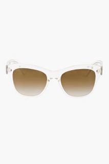 Oliver Peoples Clear Bronze Flash Sofee Sunglasses