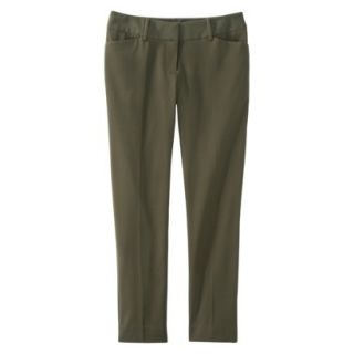 Mossimo Womens Ankle Pant   Solid Peabody Green 2