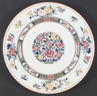 Puiforcat China Tung Hai Dinner Plate, Fine China Dinnerware   Floral Center And