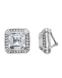Voltaire Square Crystal Earrings