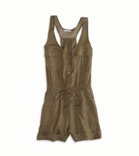 Olive AE Surplus Romper, Womens XL