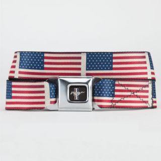 Mustang Flag Belt Red/White/Blue One Size For Men 224436948