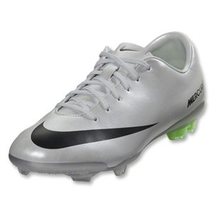 Nike Mercurial Vapor IX FG Junior (Metallic Platinum/Electric Green)