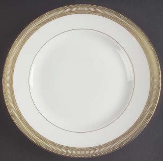 Wedgwood Golden Tiara Salad Plate, Fine China Dinnerware   Vera Wang,Gold Geomet