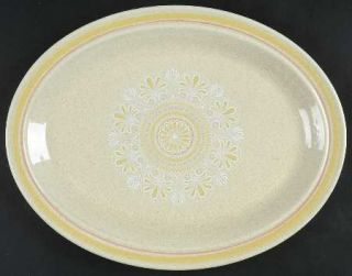 Royal Doulton Sunny Days 13 Oval Serving Platter, Fine China Dinnerware   Lambe