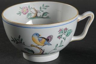 Spode QueenS Bird (Y4973, Fine Stone, Older) Canton Shape Footed Cup, Fine Chin