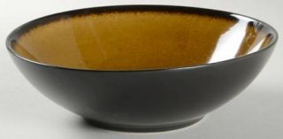 Pfaltzgraff Orion Gold Soup/Cereal Bowl, Fine China Dinnerware   Reactive Amber