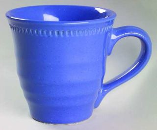 Dansk Craft Colors Blueberry Mug, Fine China Dinnerware   All Blue, Rim, Smooth,