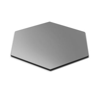 Rosseto Serving Solutions 19 Honeycomb Display Platter   Tempered Glass, Black