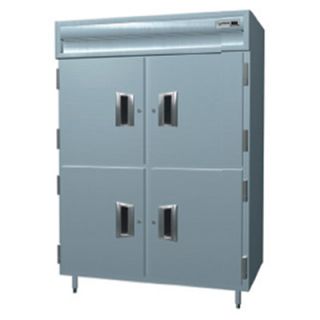 Delfield Pass Thru Refrigerator w/ Solid Half Door, 55.42 cu ft, 1/2 hp, Export