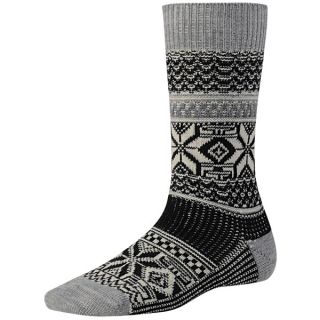 SmartWool Snowflake Pop Socks   Merino Wool (For Women)   BLACK (M )